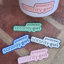 Load image into Gallery viewer, sorority woman sticker
