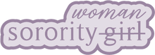 Load image into Gallery viewer, sorority woman sticker
